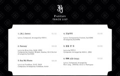 「FANTASY」 트랙리스트 공개