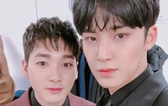 방금 뜬 아론님이랑 민규 셀카