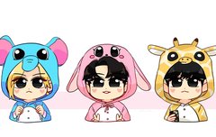 타싸에서 본 밍기 동물잠옷 팬아트