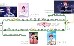 영민 생일 광고 투어 가야지