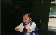 찬이 어릴때(누나분 인스타)