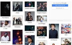 빌보드 아티스트 표지. 사진 처음으로 들어감