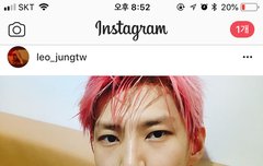 오늘 인별에 레오수염