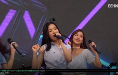 비하인드 에이프릴 어제 행사무대 풀라이브 떳다 하트고고~~