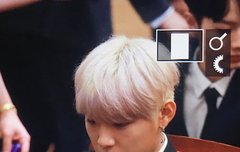 와 금발에 블랙수트는 진리구나