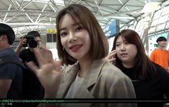 비하인드 AOA 오늘 공항출국 영상떳다 하트주러 가즈아~~