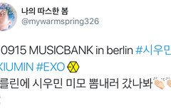 시우민 베를린에 왜 갔는지 알았다