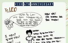 빅스 6주년 때 롤링페이퍼