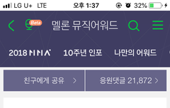 멜론 부문별 투표 시작