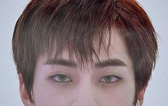 좌우대칭 갓벽한 사람만이 할수 있는 얼빡(시우민)