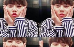 아침부터 웃는 황민현 보고 행복하기❤