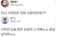 아니 다들 시우민한테 왜그래?