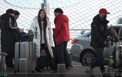 낸시 오늘 출국... 외모 최고 다~