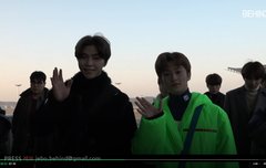 마크 출구 형광색 점퍼 조아