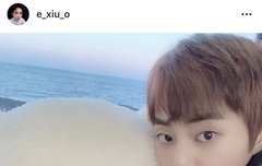 시우민 인스타 업뎃! 횽님  윌슨씨와 다정한 투샷