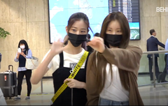 아이즈원 입국 존예 반가워~