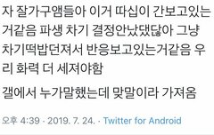 정모 원진 앰만들어와봐