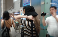 마마무 오늘 케이콘 출국 반가워!