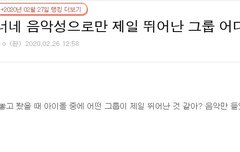 마데들 너네 음악성으로만 제일 뛰어난 그룹 어디 같아? 글 기억나?