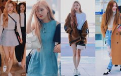 블랙핑크 로제 공항 패션