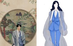 차룽이들이 그린 강다니엘 패션 일러스트