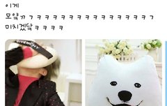 어떡해? 강다니엘 퍼프에 얼굴 찍혔대