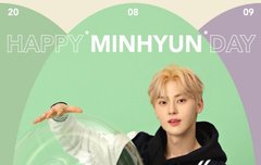 #HAPPY_MINHYUN_DAY  늉이들 미녀한테 커피차 보냈나봐❤