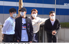 비투비 큐브통신 출근길