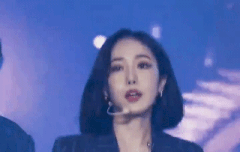 신비언니 단발 움짤