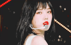 내가 좋아하는 정예린 흑발