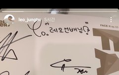 후배한테 앨범 받으셨구낭ㅠㅠ