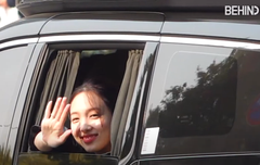트와이스 나연X지효X다현 출근길 비하인드