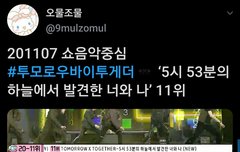 TXT 오늘 음중순위