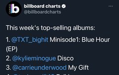 투바투 빌보드200 26위!!!