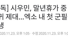 웅녀들 드디어 시우민 제대했어! 실트마실 나온 요정님