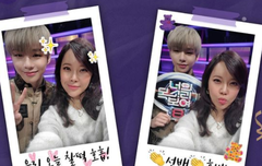 강다니엘 너목보 선배님이랑 셀카