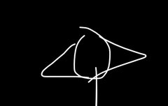 힌트 고개 숙이고 있는거임