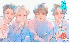 공공즈 팬아트. 개이뽀ㅠㅠ