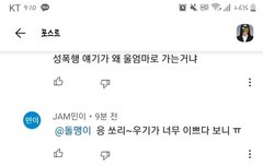 지인의 유튜브채널에 달린 수진에 관한 선넘댓