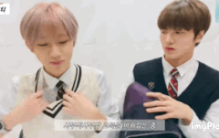 교복 바꿔입는 민서 준호