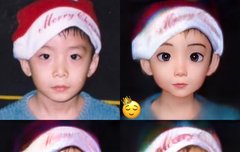 영균이 아기 때 사진 디즈니화