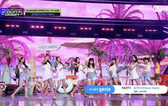 이번 엠카무대 party 커버 진짜 청량하네