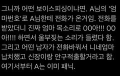 야 너네 이 보이스피싱 봤냐..