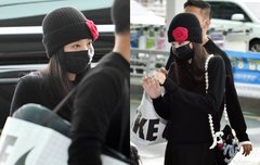 참석하기 위해 ICN 공항에서 제니 Paris Fashion Week