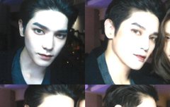 염색안하니까 아이메이크업