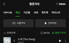 헐 멜론 1주내 발매 차트 1위