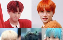 근데 정우 진짜 웬만한 머리색