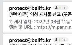 빌리프랩 메일 확인한다