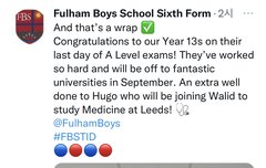 애들 a-level 오늘 끝났대!!