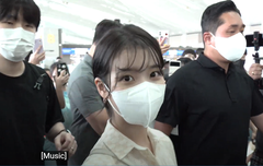 아이유 출국길 FULL 시